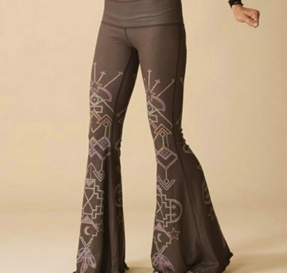 ISO Teeki Seven Crowns Bell Bottoms